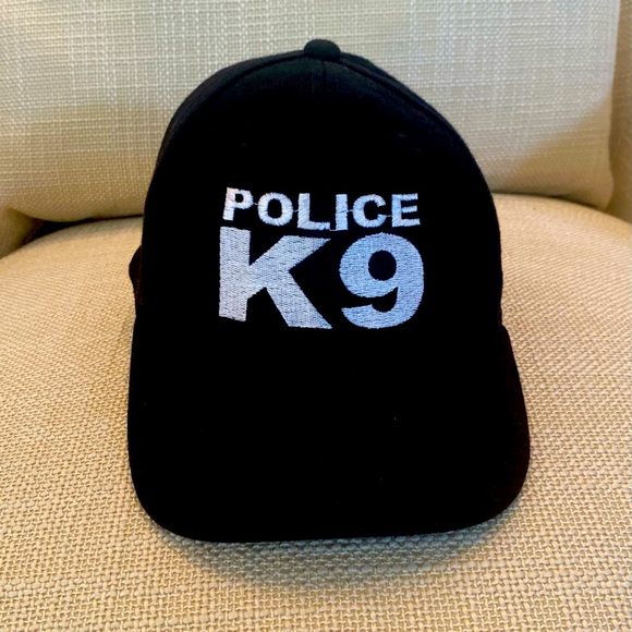 Cobra Police K9 Black Unisex Cap w White Embroidery /Adjustable - Picture 1 of 9